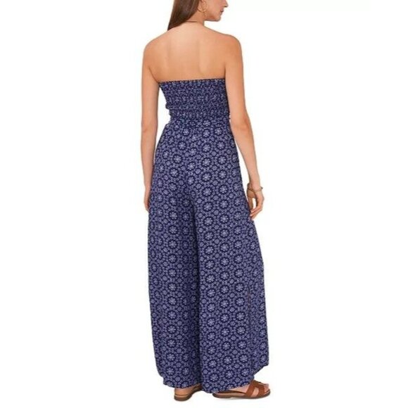 1.state Swim One-piece Strapless Pant Jumpsuit Swimwear Lightweight Cover-up L - Picture 3 of 5